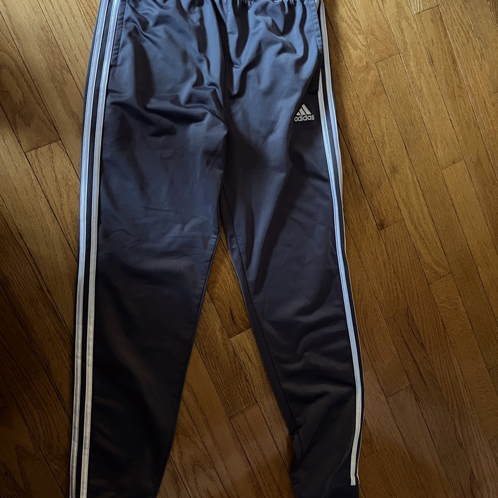 Adidas pants. Youth Large. Gray.